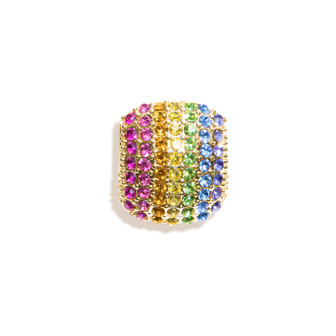 Rainbow Bling Shoe Charm