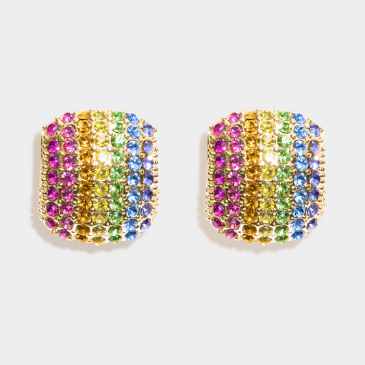 Rainbow Bling Shoe Charms